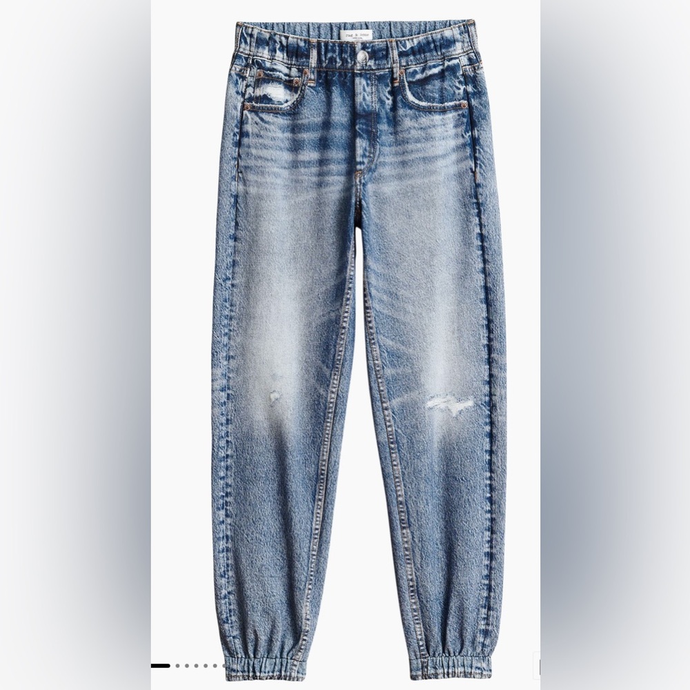 Denim Blue Women's Jeans - Miramar Denim-Print Joggers